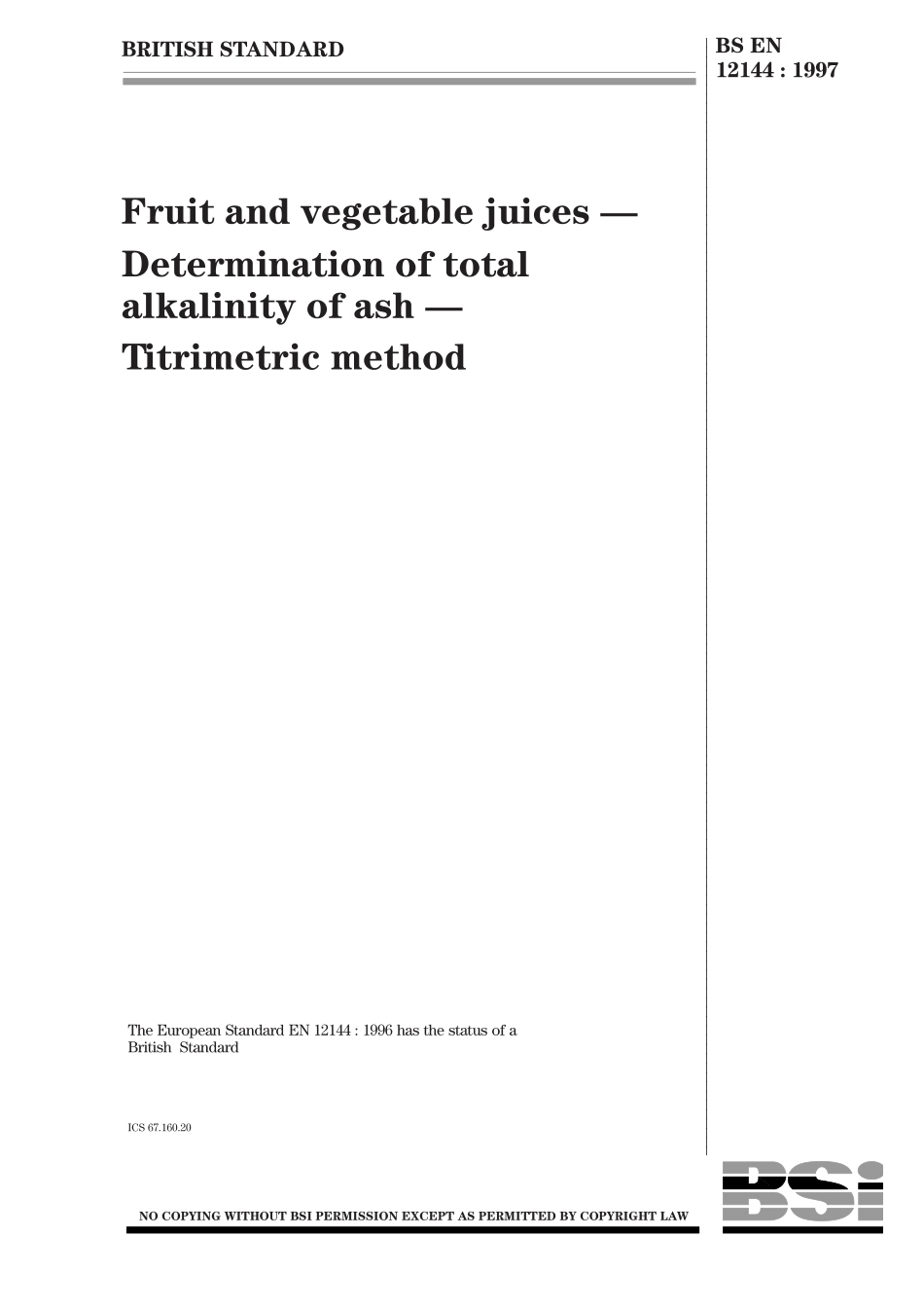 BS EN 12144-1997.pdf_第1页