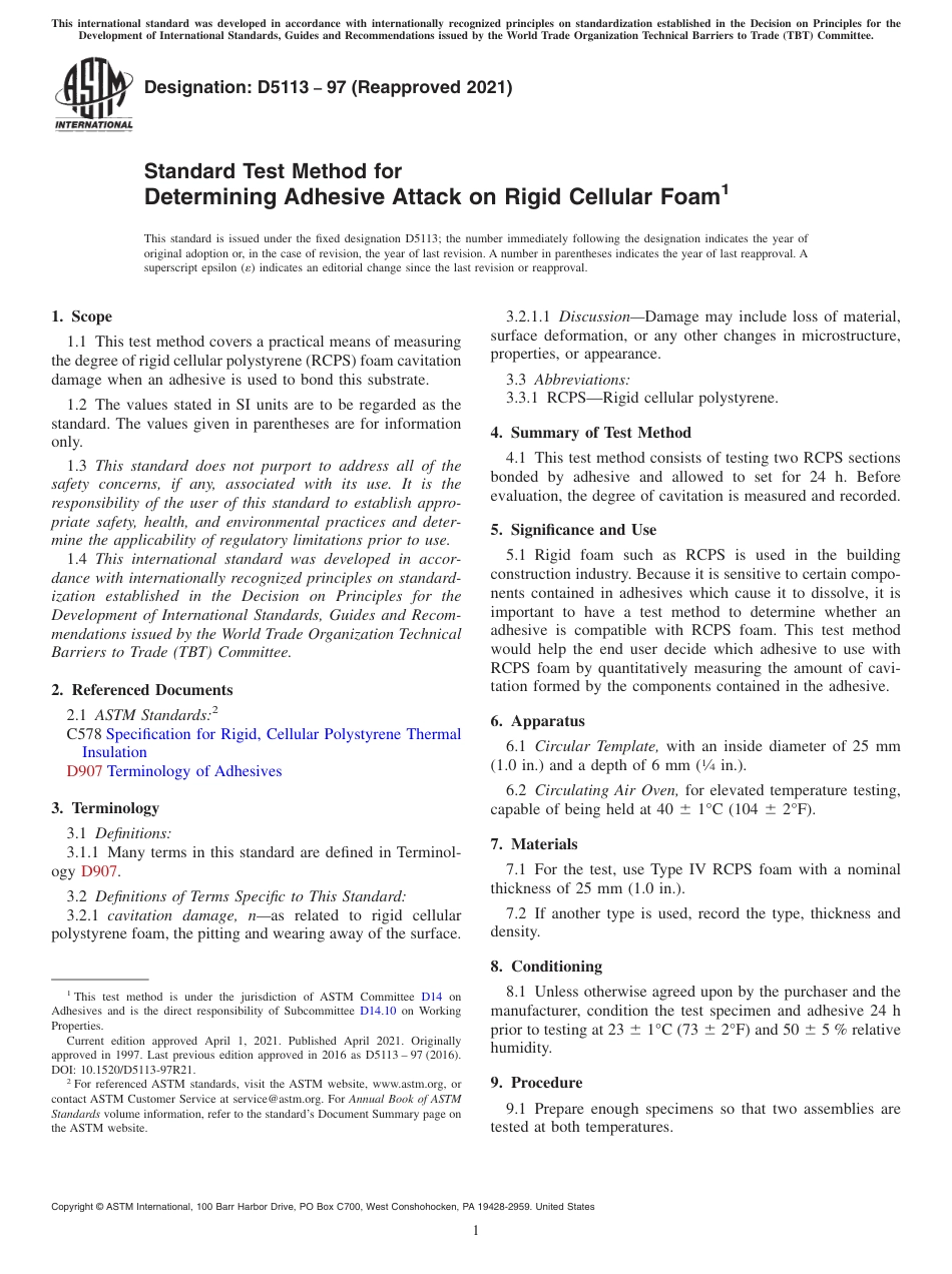 ASTM D5113 - 97 (2021).pdf_第1页