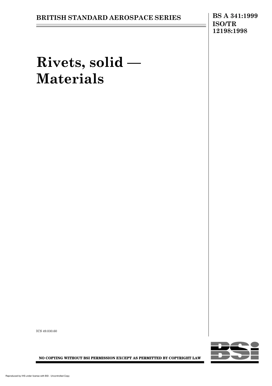 BS A 341-1999 (ISO'TR 12198-1998).pdf_第1页