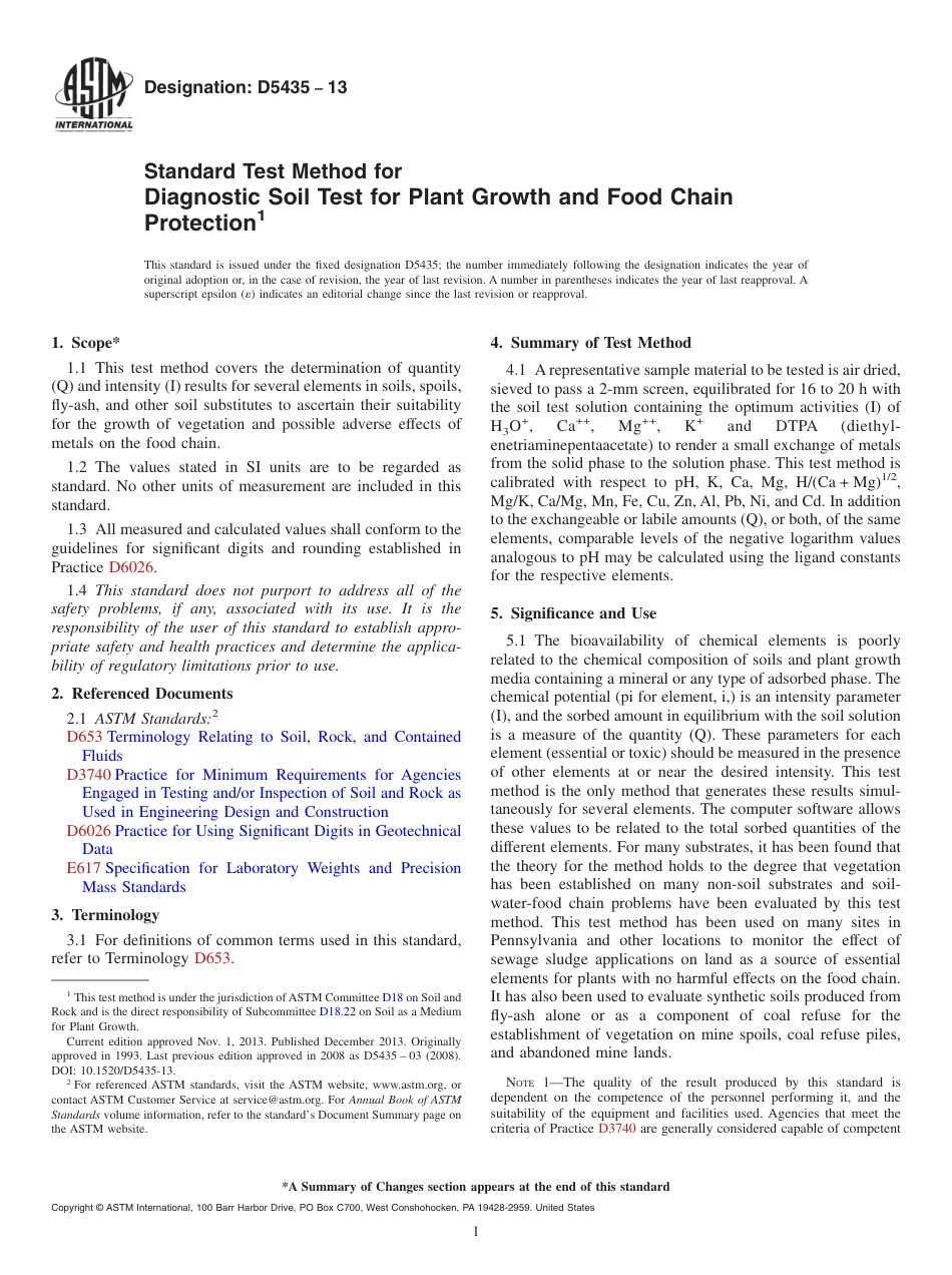 ASTM D5435 - 13.pdf_第1页
