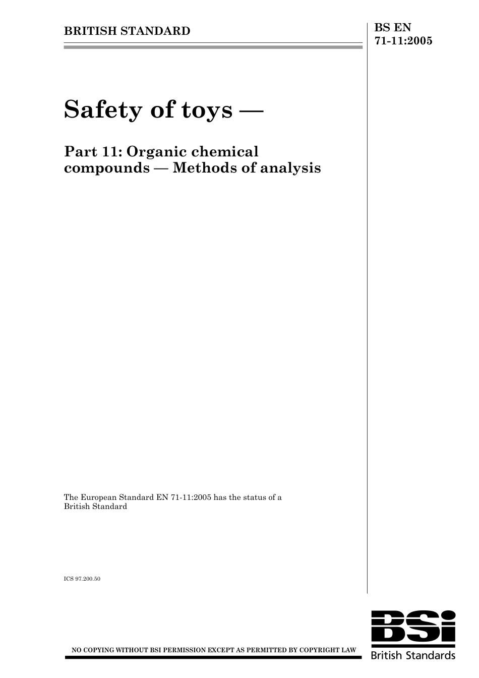 BS EN 00071-11-2005.pdf_第1页