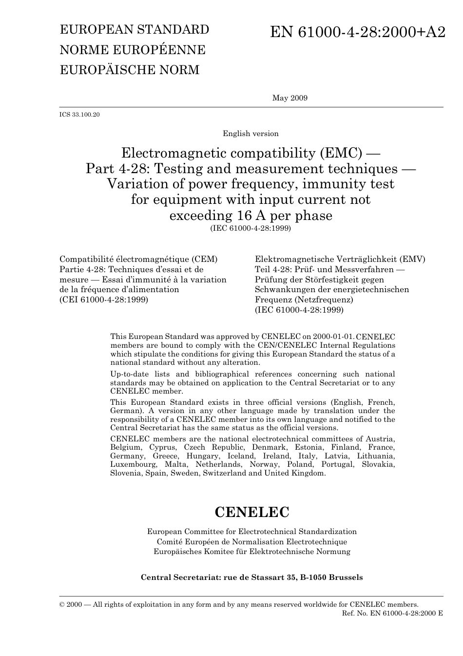 BS EN 61000-4-28-2000 + A2-2009.pdf_第3页