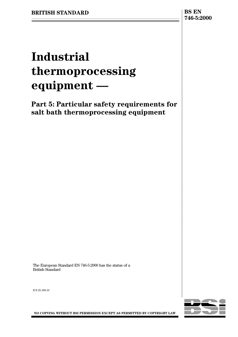 BS EN 00746-5-2000.pdf_第1页