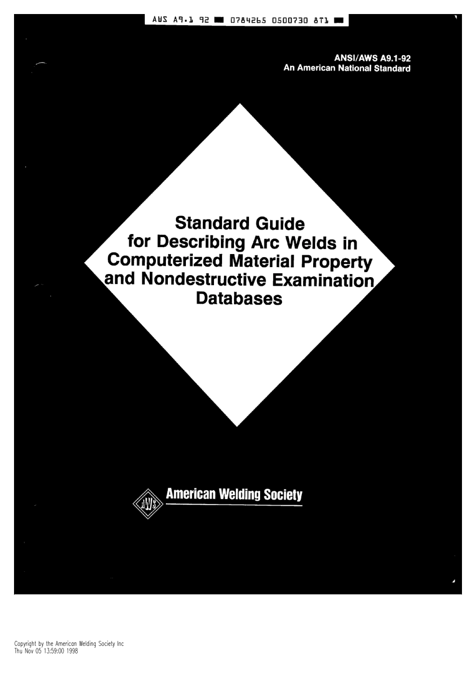 AWS A9.1-1992 scan.pdf_第1页