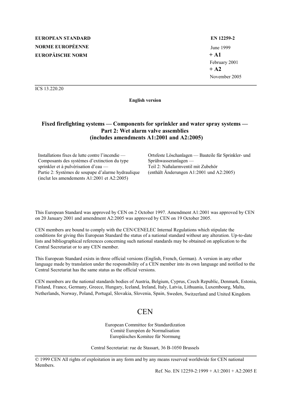 BS EN 12259-2-1999 (2006).pdf_第3页