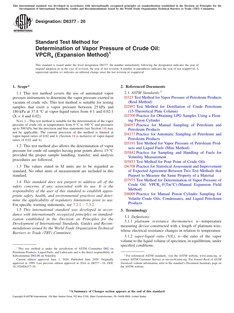 ASTM D6377 - 20.pdf_第1页