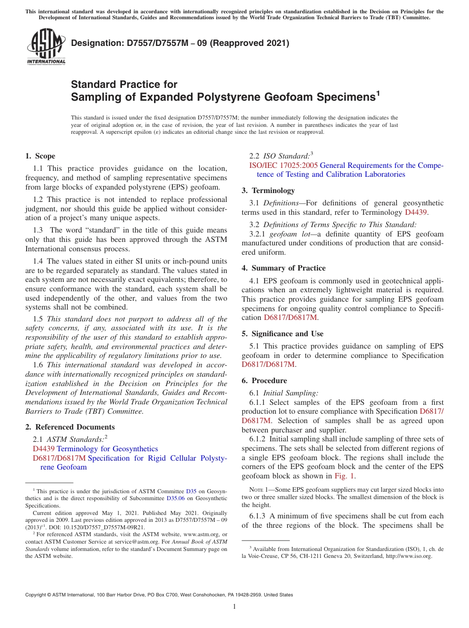 ASTM D7557 - D 7557M - 09 (2021).pdf_第1页