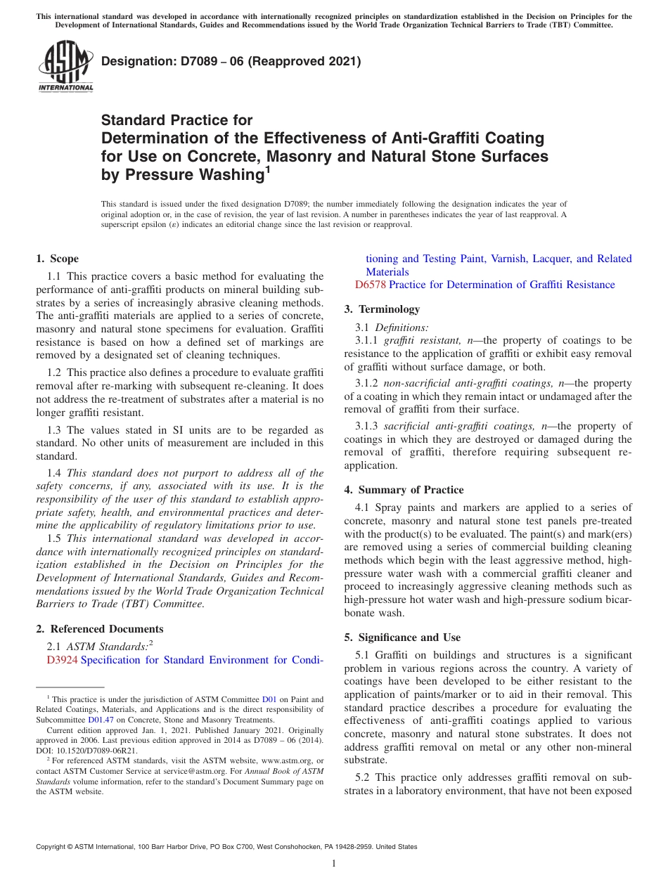 ASTM D7089 - 06 (2021).pdf_第1页