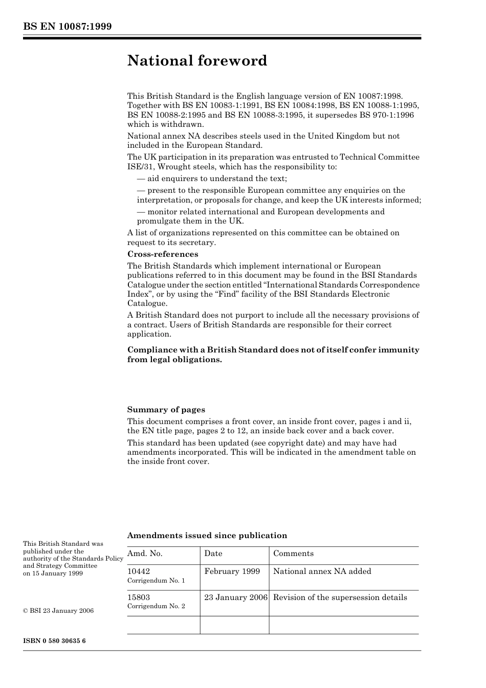 BS EN 10087-1999 (2006).pdf_第2页