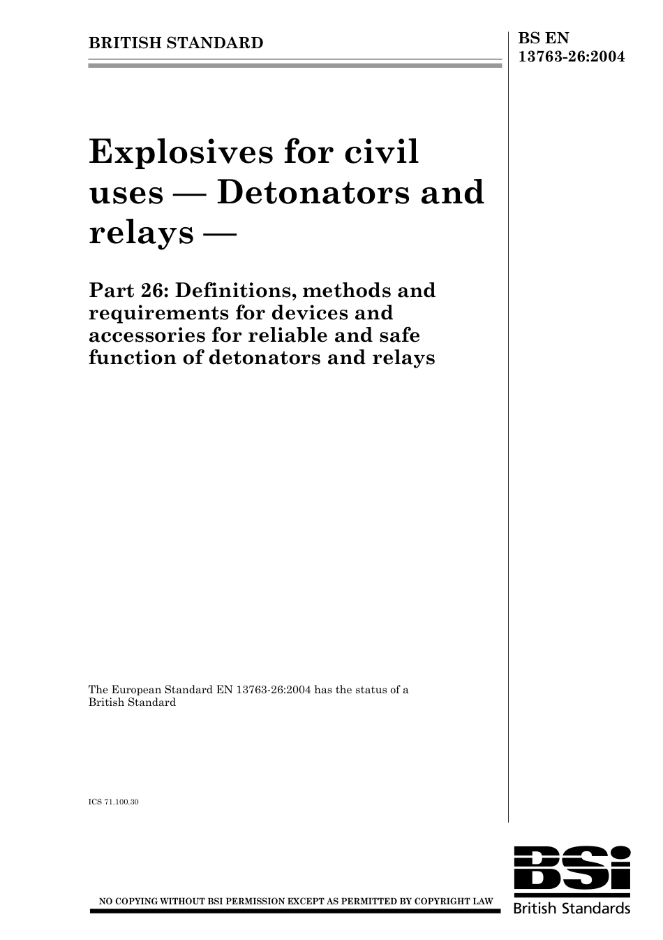 BS EN 13763-26-2004.pdf_第1页