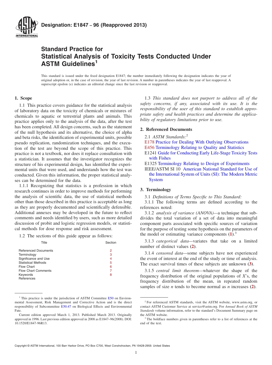 ASTM E1847 - 96 (2013).pdf_第1页