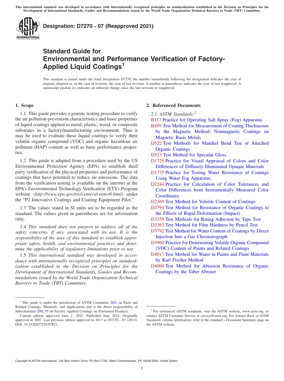 ASTM D7270 - 07 (2021).pdf_第1页
