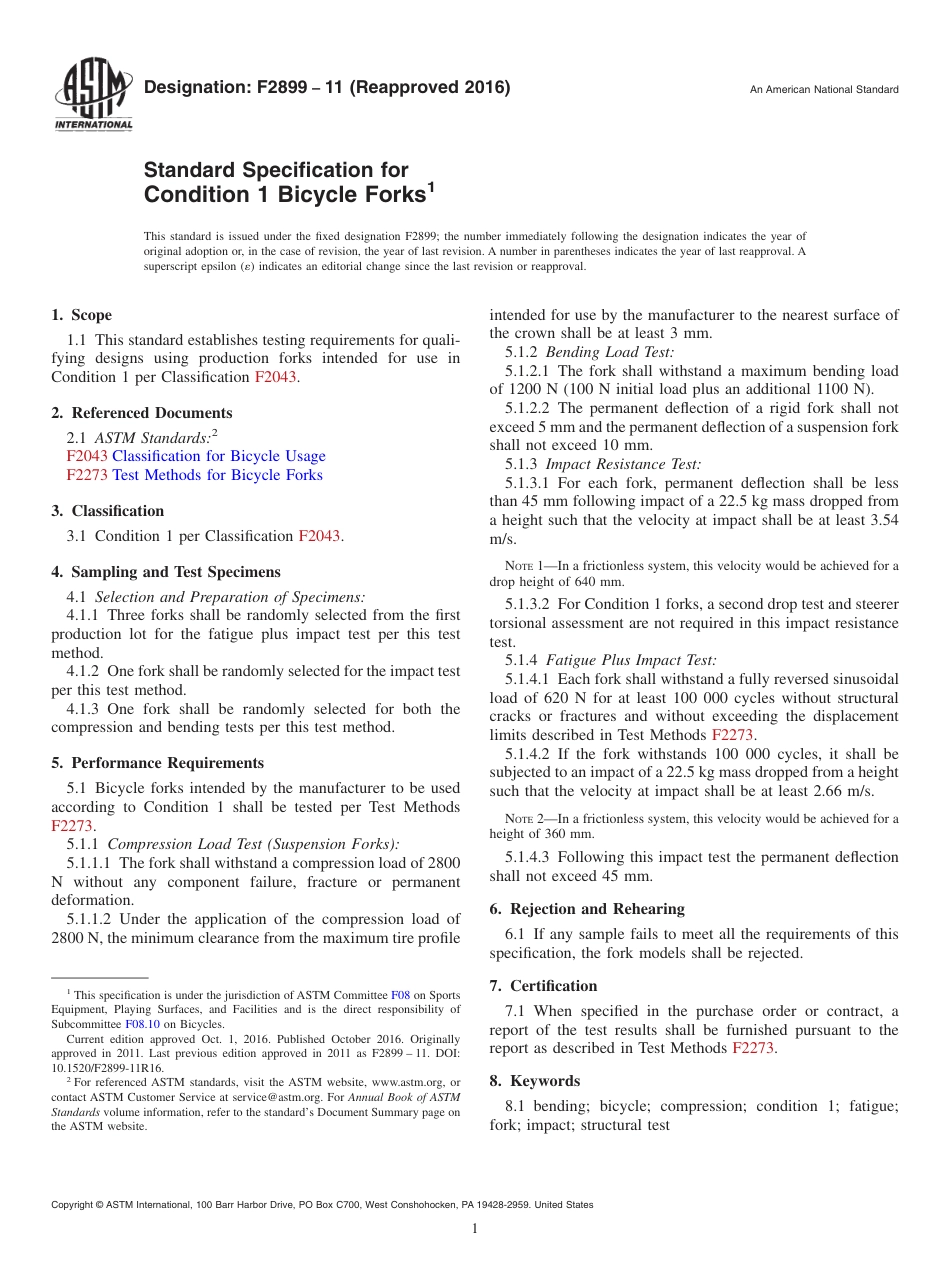 ASTM F2899 - 11 (2016).pdf_第1页
