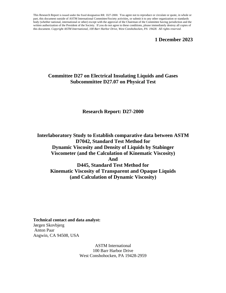 ASTM RR-D27-2000 2023.pdf_第1页