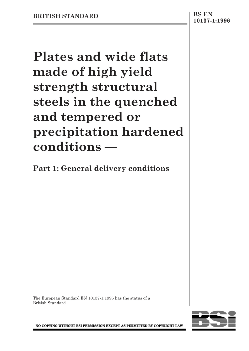 BS EN 10137-1-1996.pdf_第1页