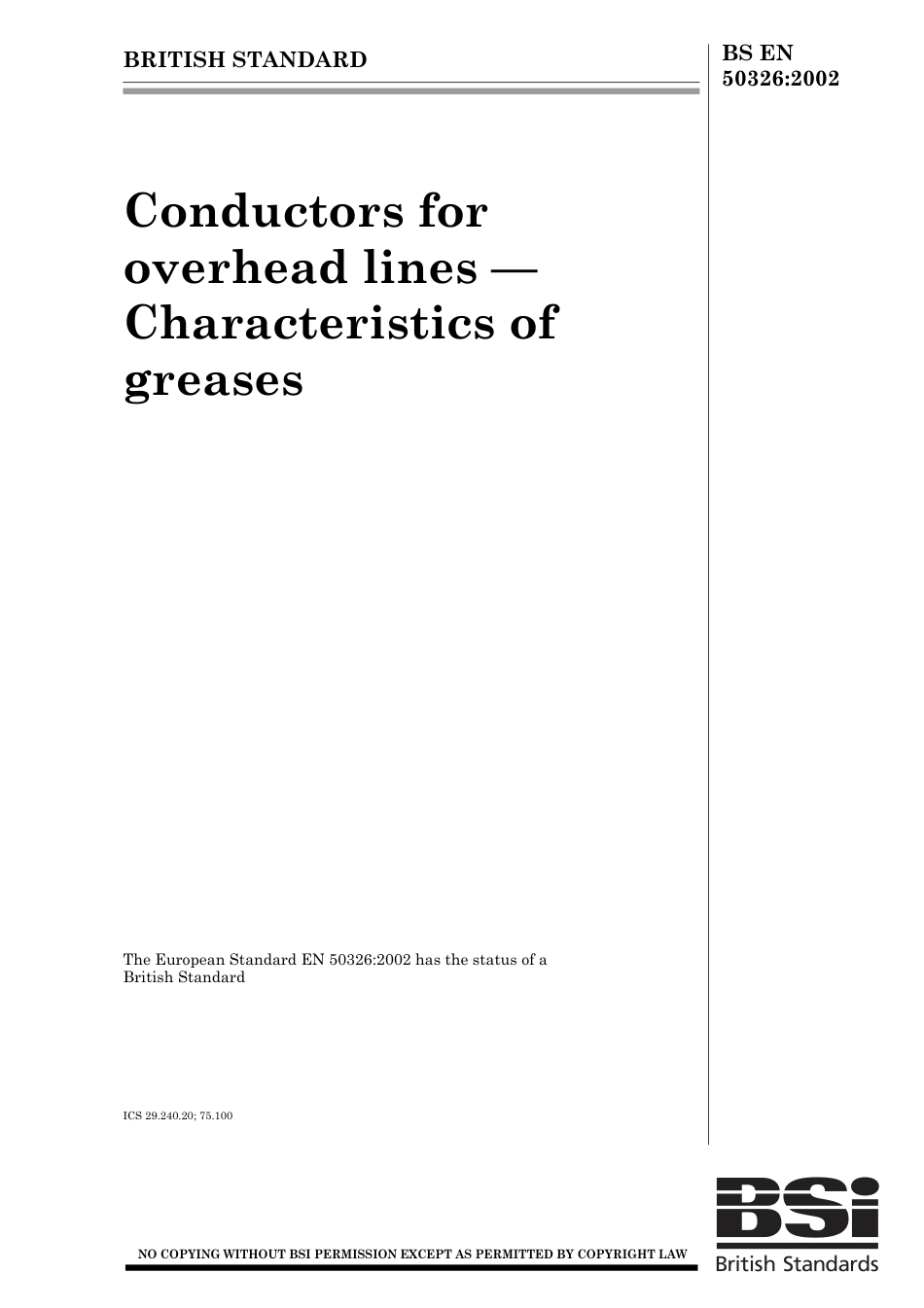 BS EN 50326-2002.pdf_第1页