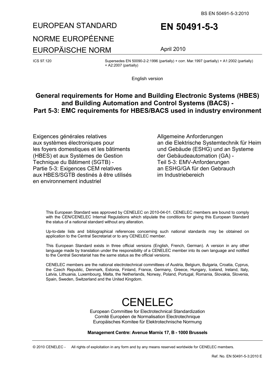 BS EN 50491-5-3-2010.pdf_第3页