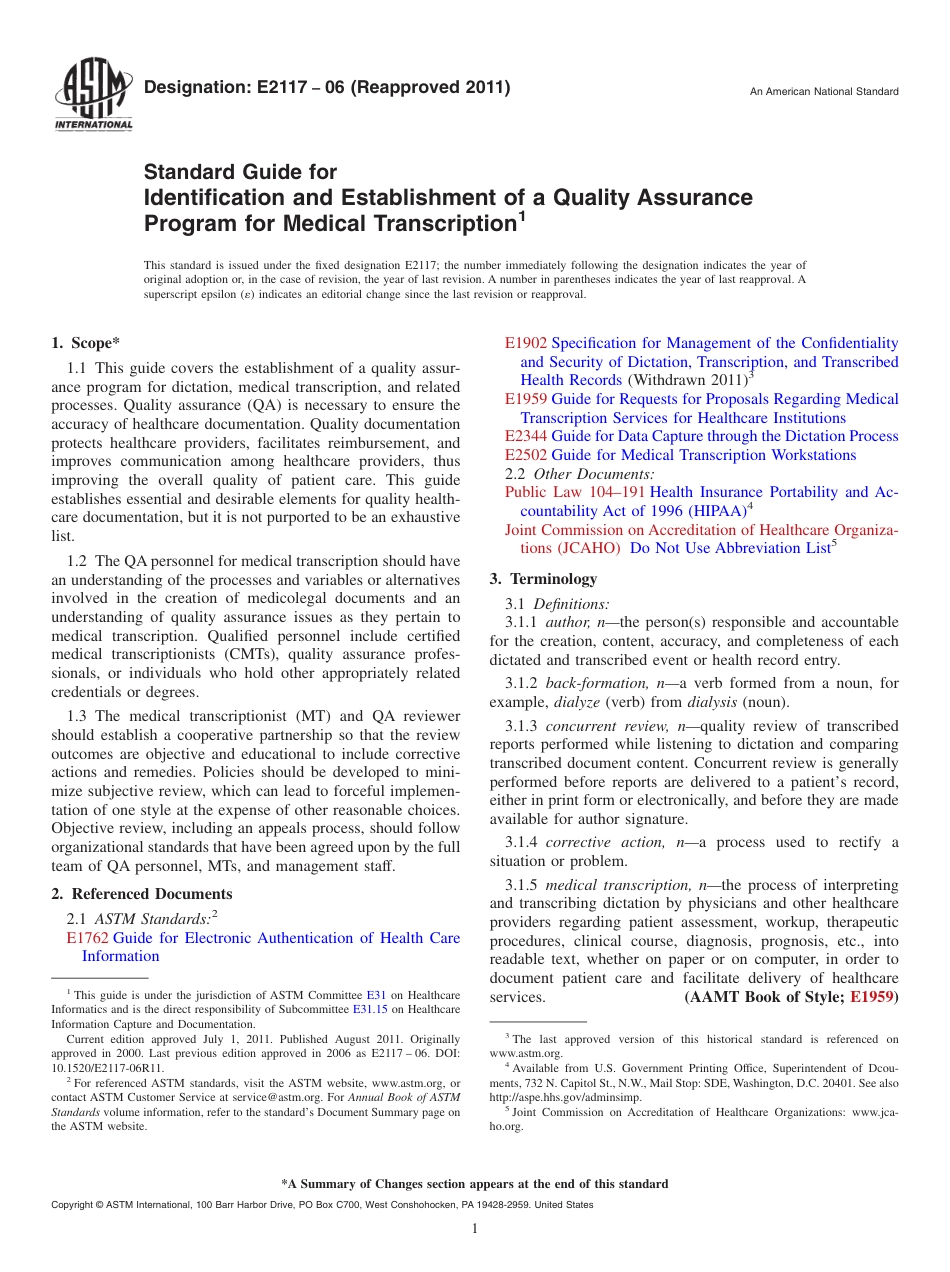 ASTM E2117 - 06 (2011).pdf_第1页