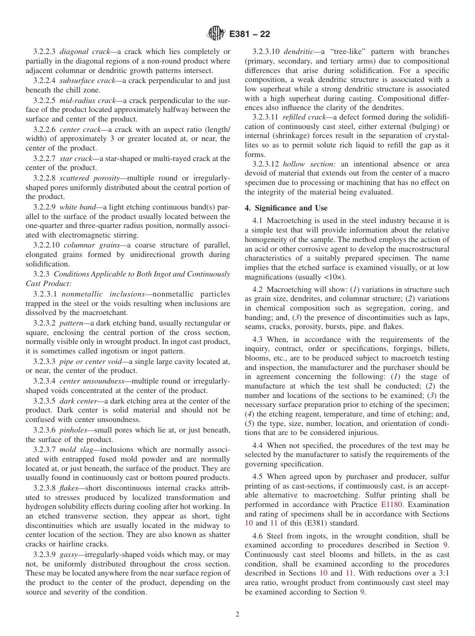 ASTM E381_22_3_01_Standard_Method_of_Macroetch_Testing_Steel_Bars,_Billets.pdf_第2页