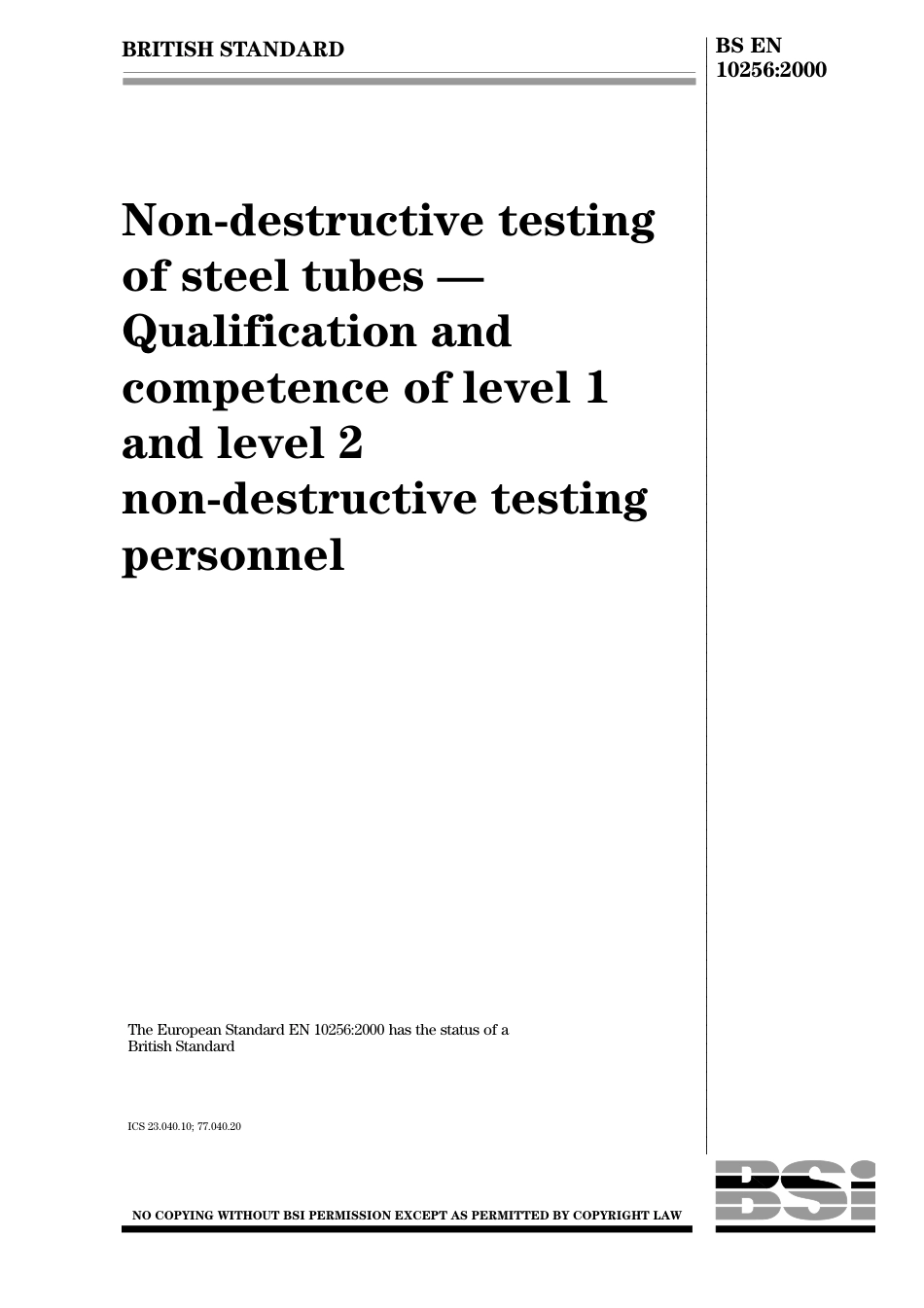 BS EN 10256-2000.pdf_第1页