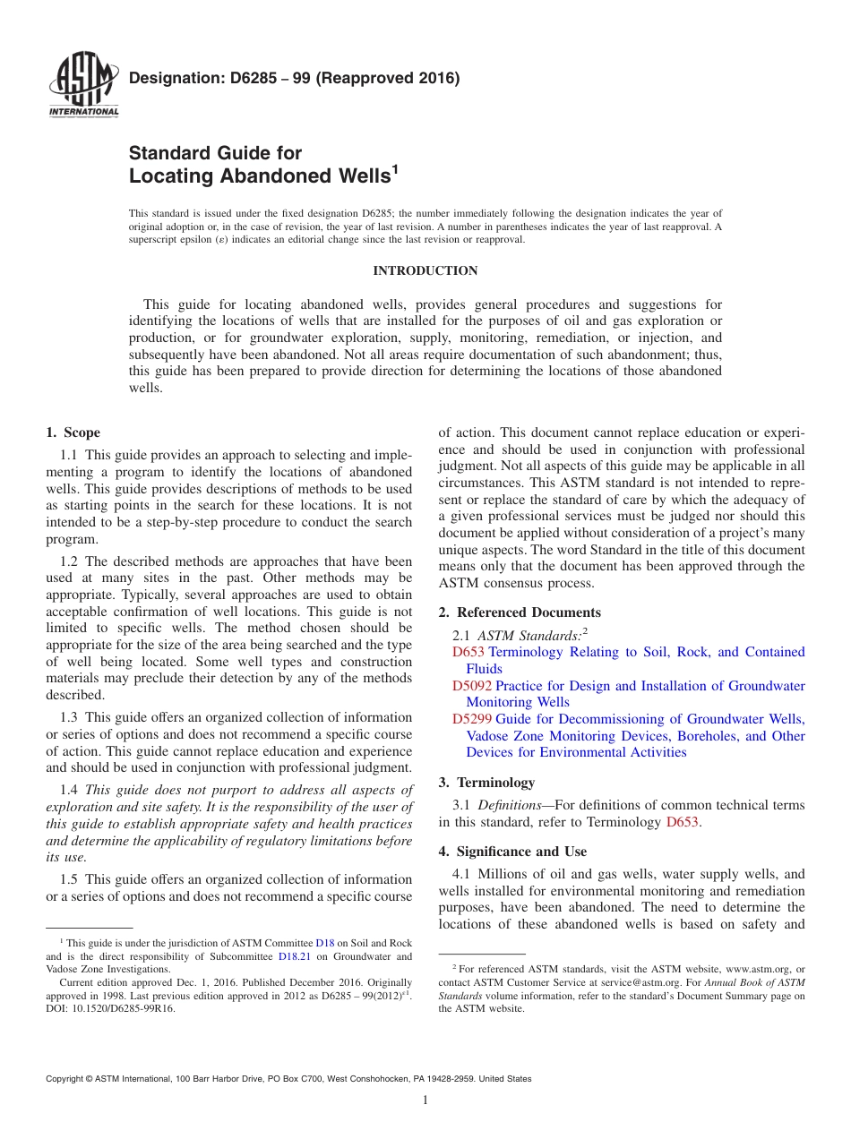 ASTM D6285 - 99 (2016).pdf_第1页