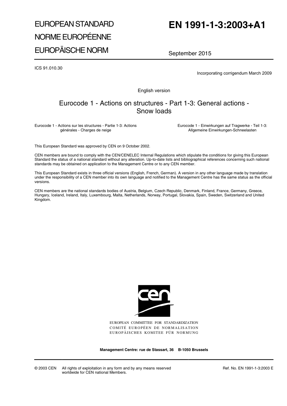 BS EN 01991-1-3-2003 + A1-2015.pdf_第3页