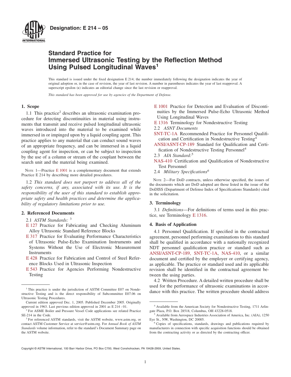 ASTM E214 - 05.pdf_第1页