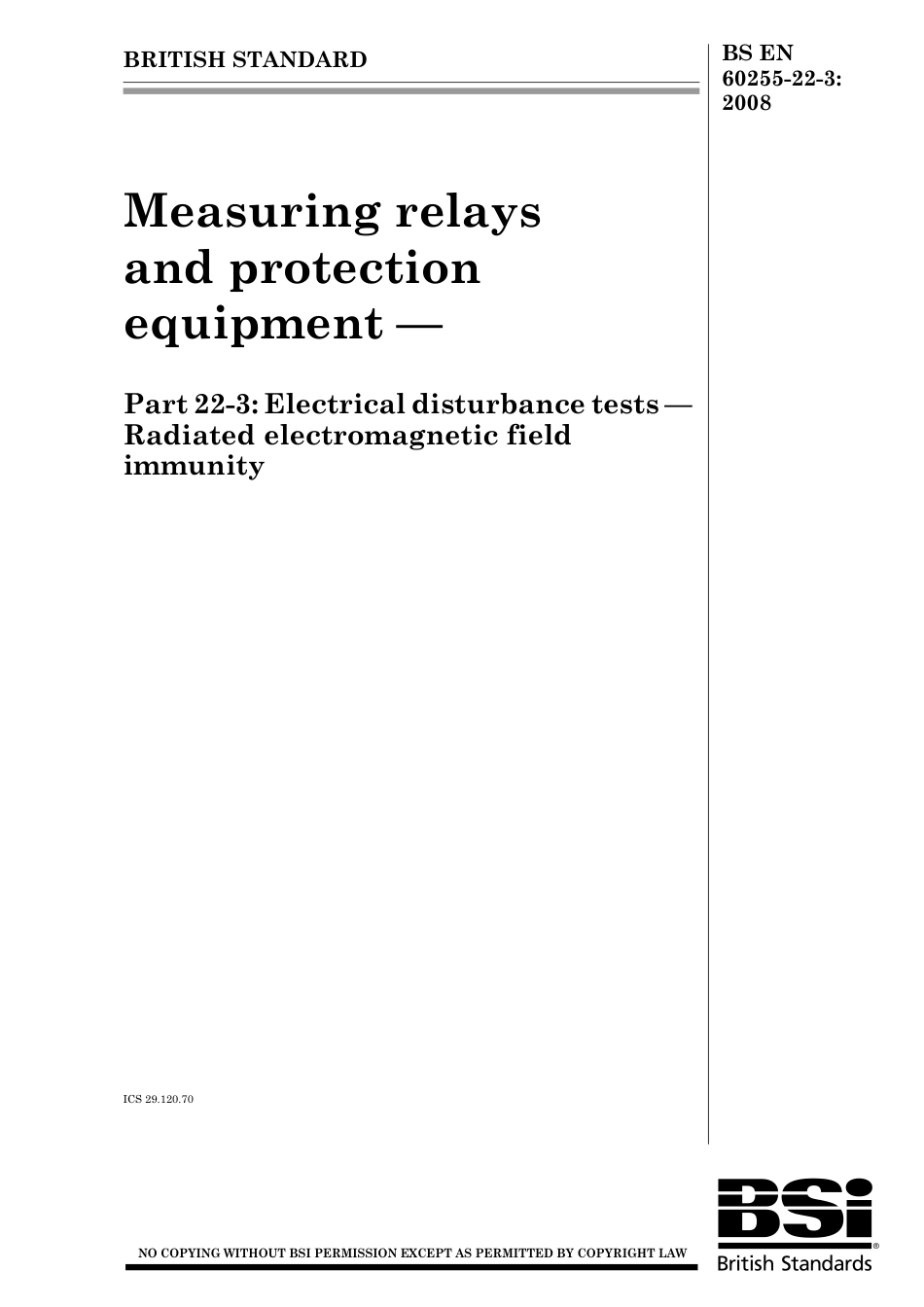 BS EN 60255-22-3-2008.pdf_第1页