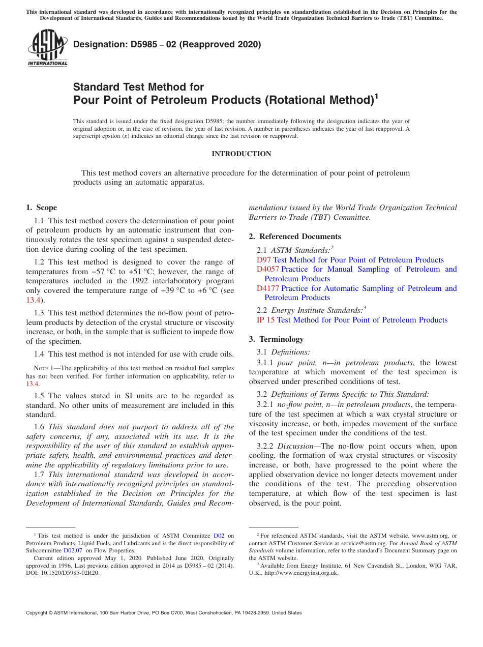 ASTM D5985 - 02 (2020).pdf_第1页