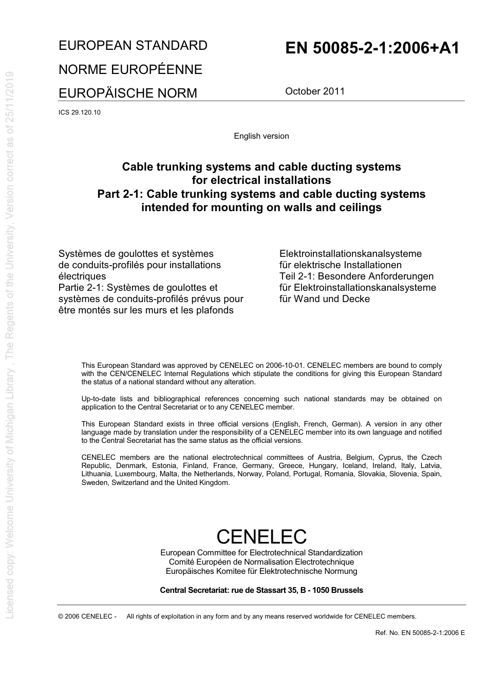 BS EN 50085-2-1-2006 + A1-2011.pdf_第3页