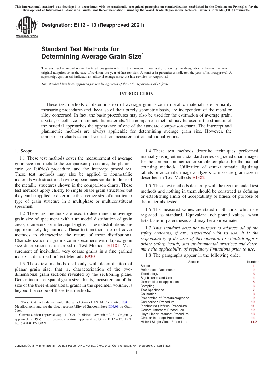 ASTM E112_132021_3_01_Standard_Test_Methods_for_Determining_Average_Grain.pdf_第1页