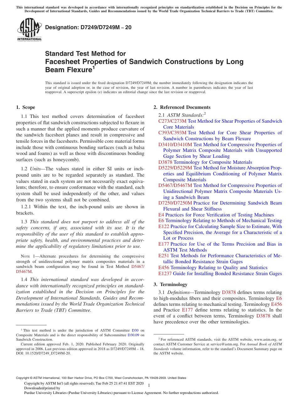 ASTM D7249 - D 7249M - 20.pdf_第1页