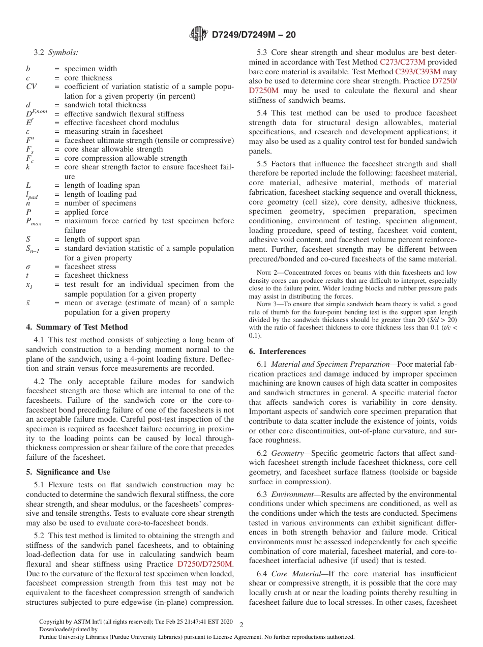 ASTM D7249 - D 7249M - 20.pdf_第2页