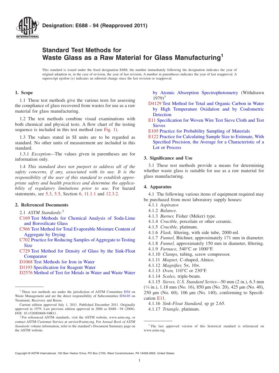 ASTM E688 - 94 (2011).pdf_第1页
