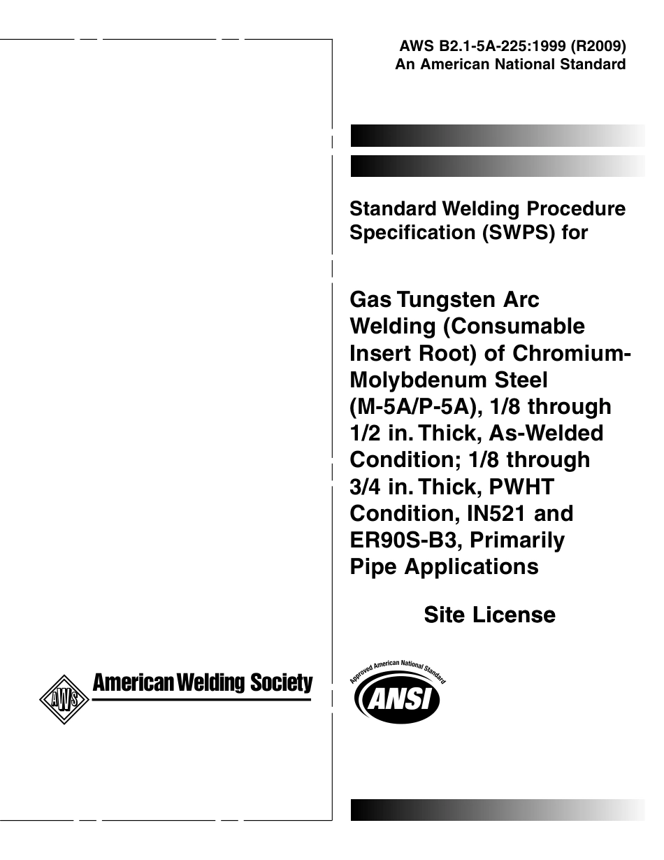 AWS B2.1-5A-225-1999 (2009).pdf_第1页
