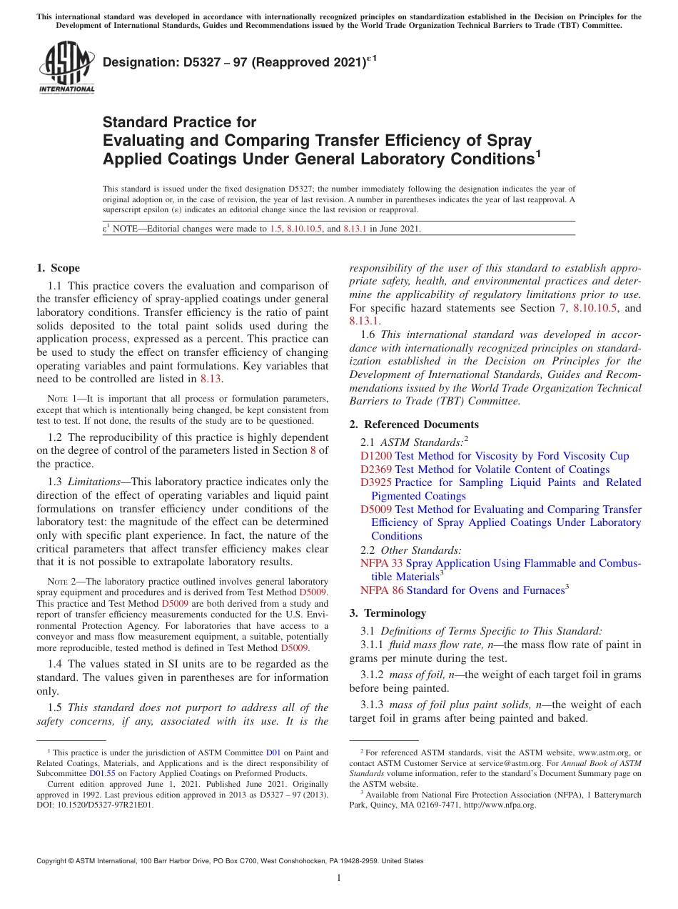 ASTM D5327 - 97 (2021)e1.pdf_第1页