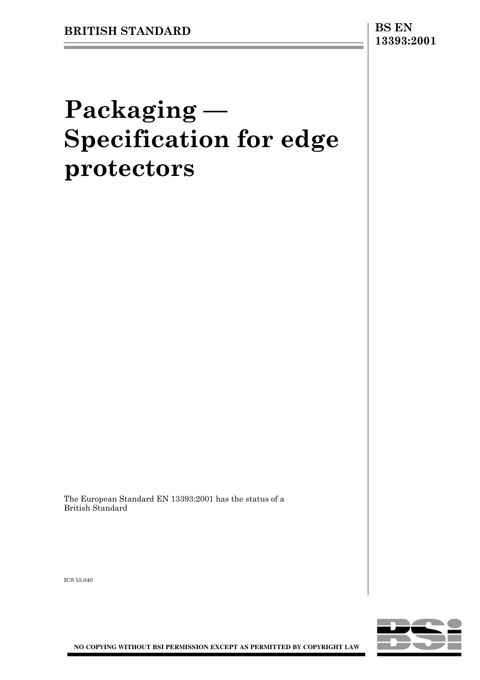 BS EN 13393-2001.pdf_第1页