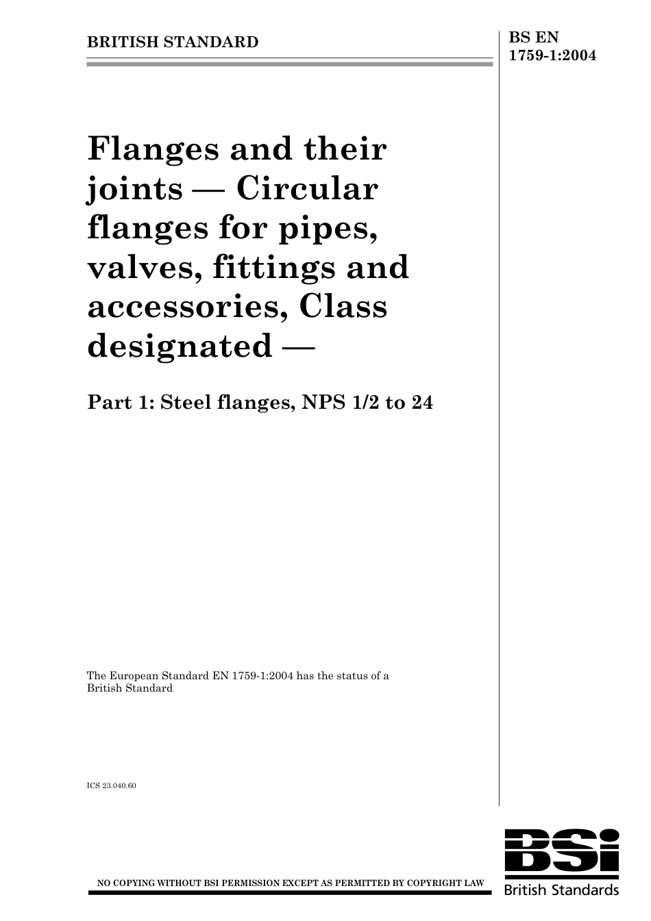 BS EN 01759-1-2004.pdf_第1页