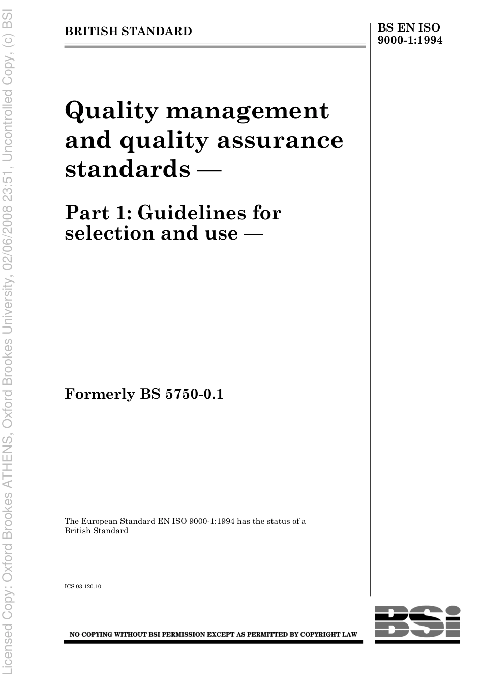 BS EN ISO 9000-11994.pdf_第1页