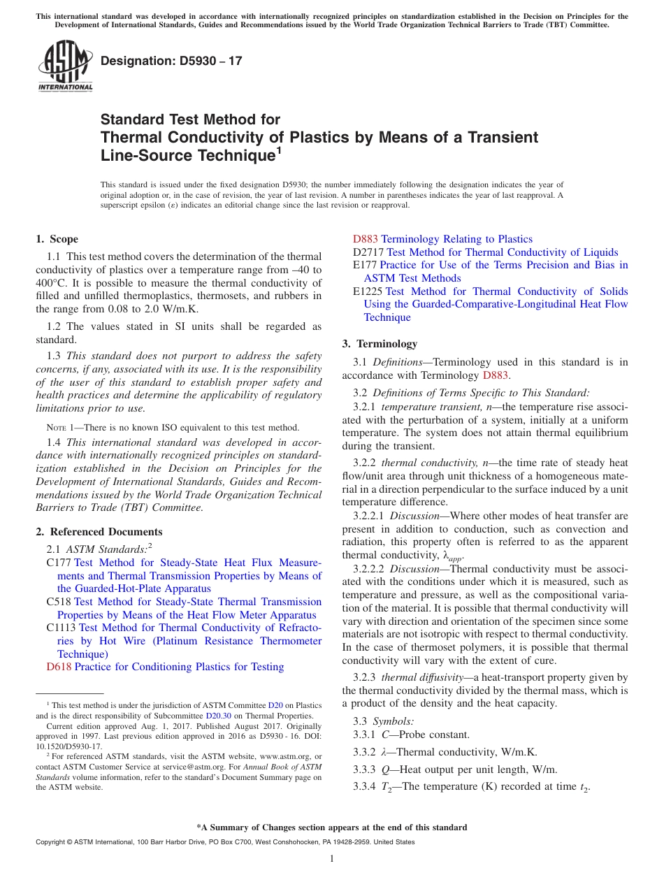 ASTM D5930 - 17.pdf_第1页