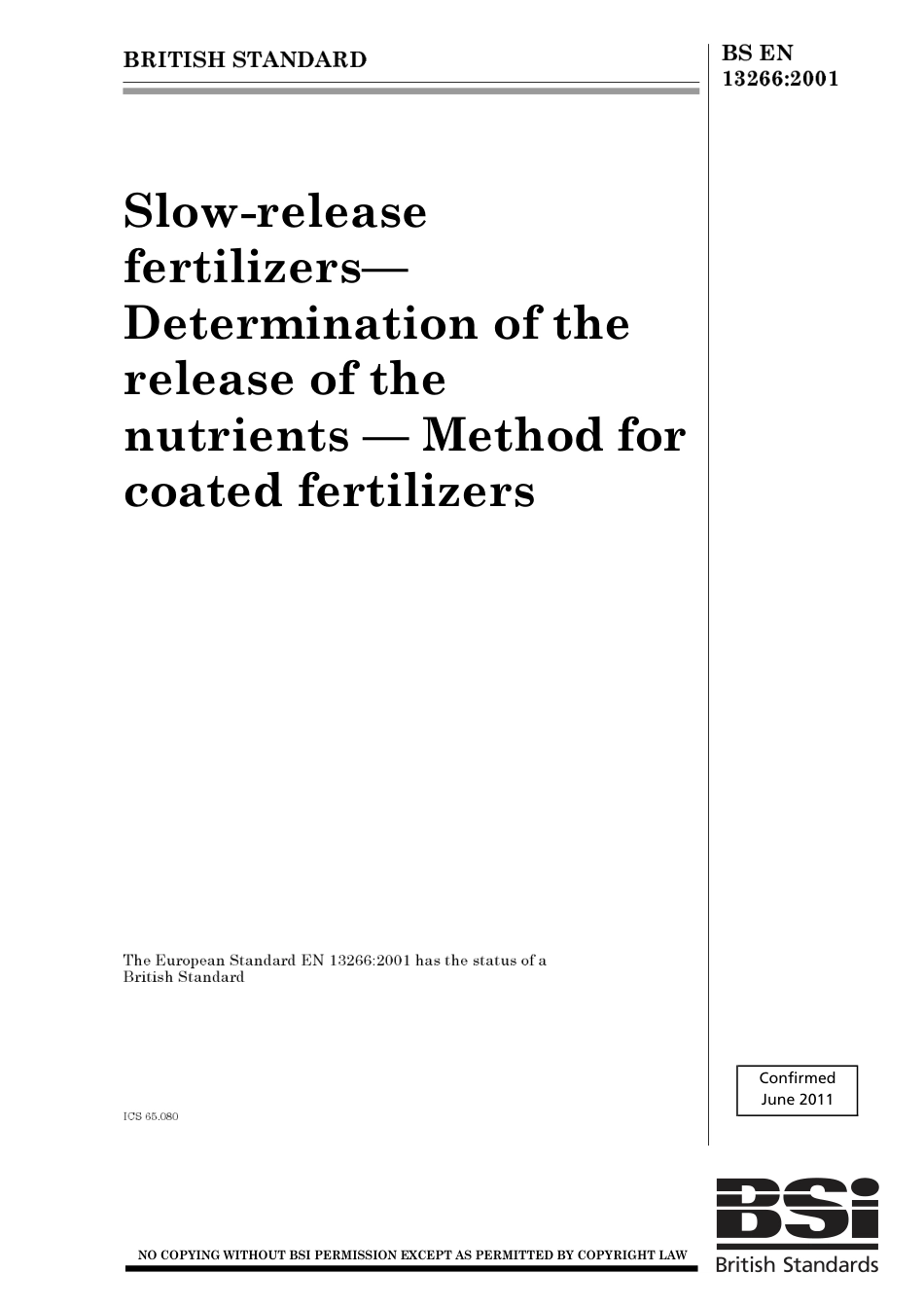 BS EN 13266-2001 (2011).pdf_第1页