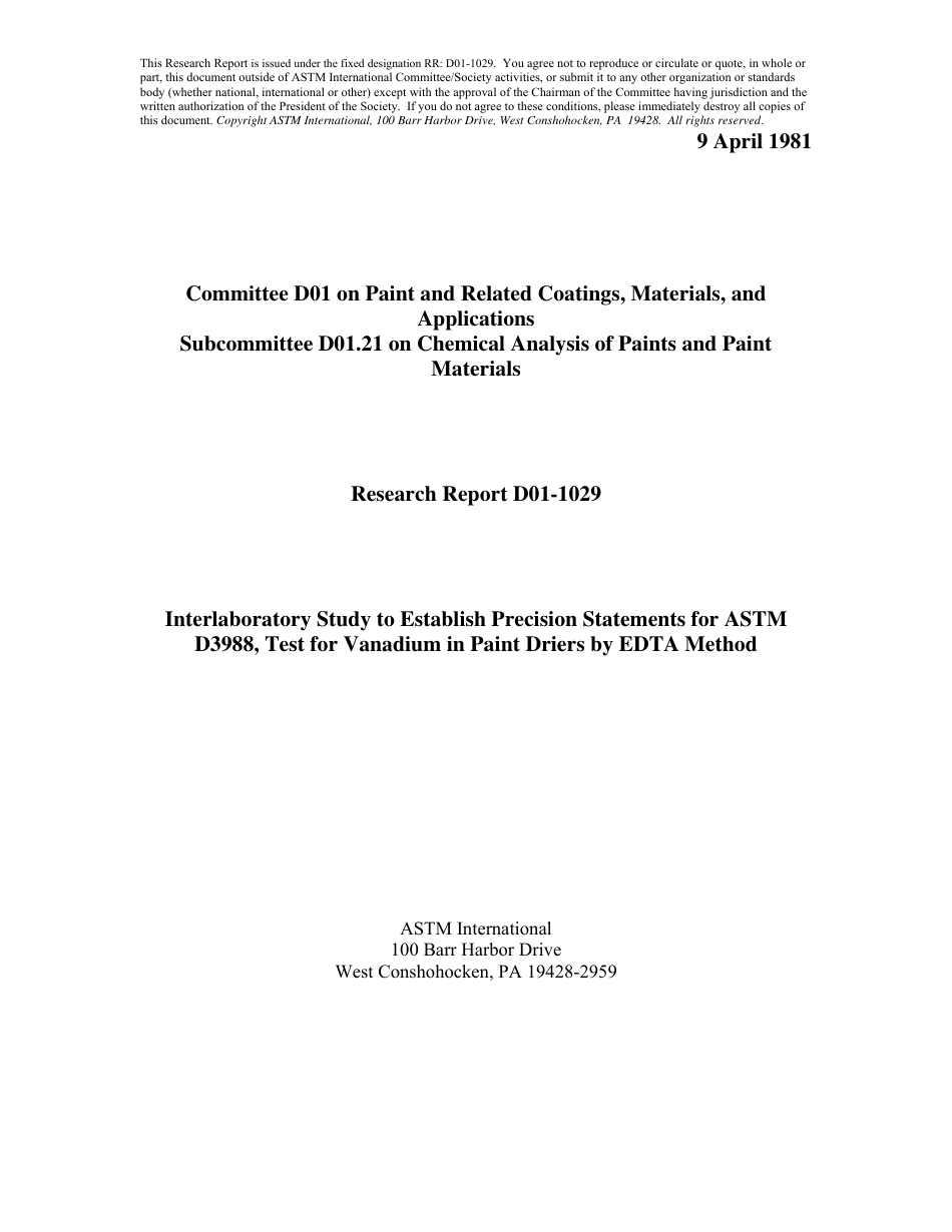 ASTM RR-D01-1029 1981.pdf_第1页