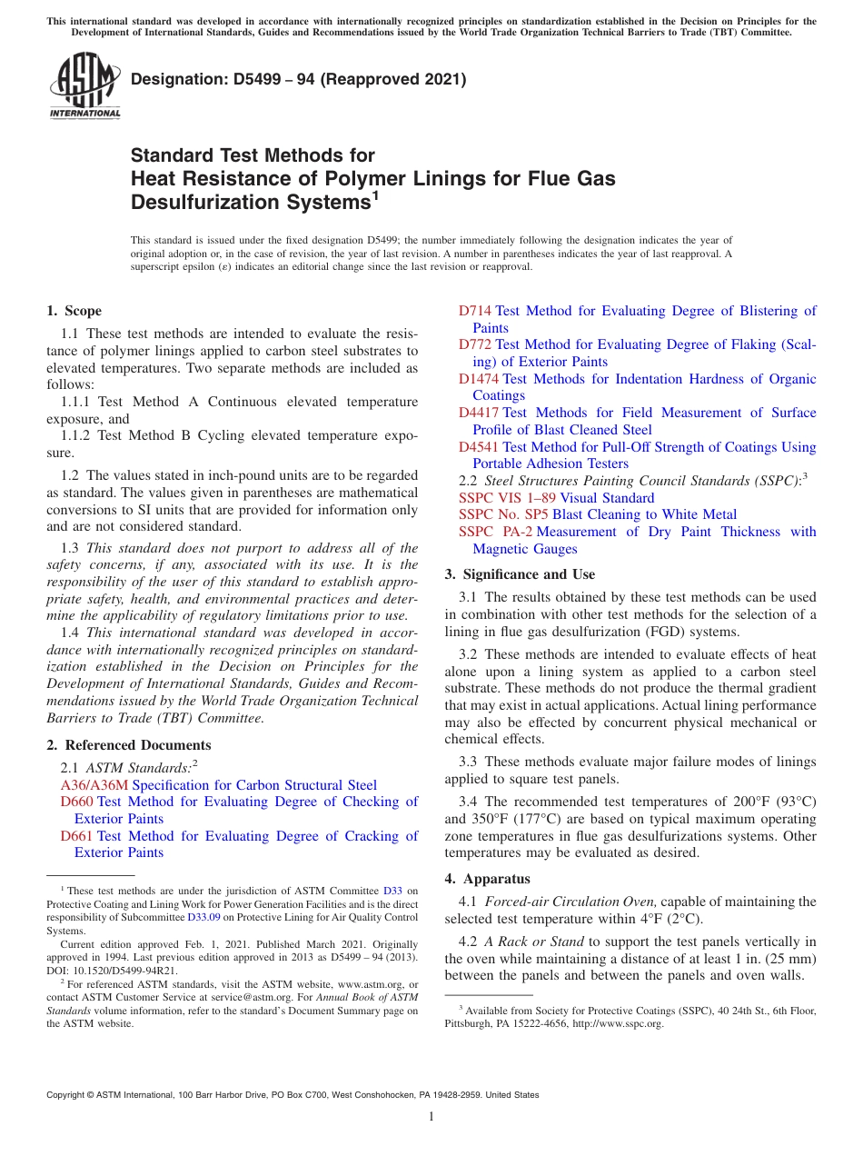 ASTM D5499 - 94 (2021).pdf_第1页