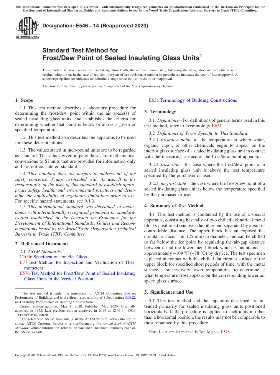 ASTM E546 - 14 (2020).pdf_第1页