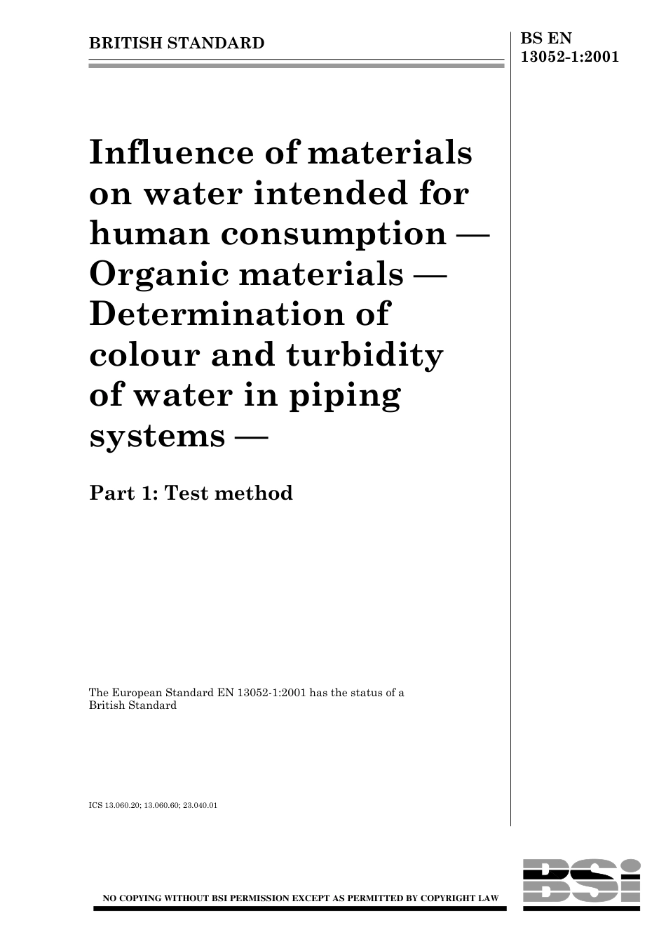 BS EN 13052-1-2001.pdf_第1页