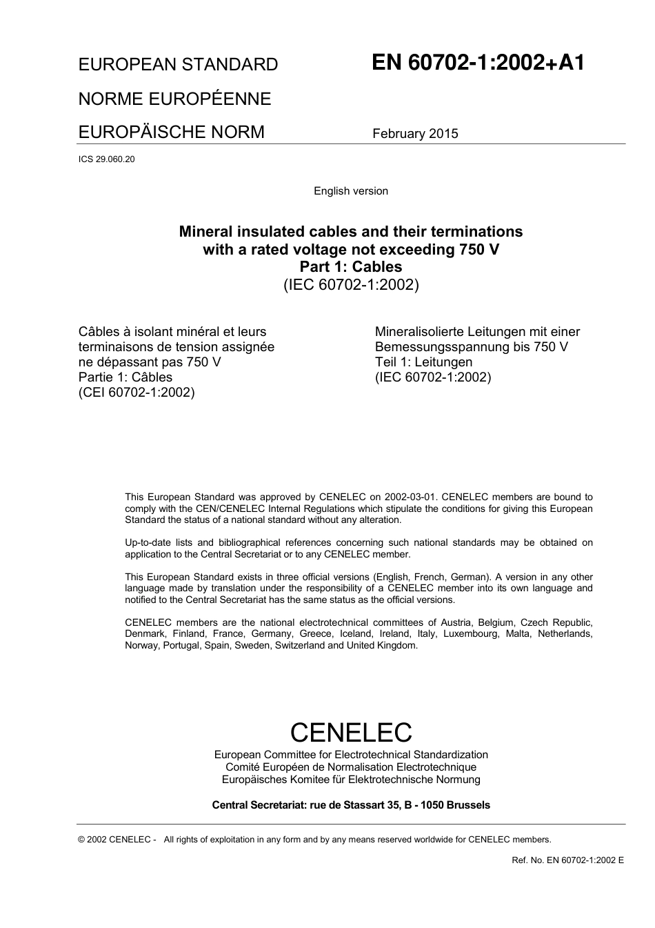 BS EN 60702-1-2002 + A1-2015.pdf_第3页