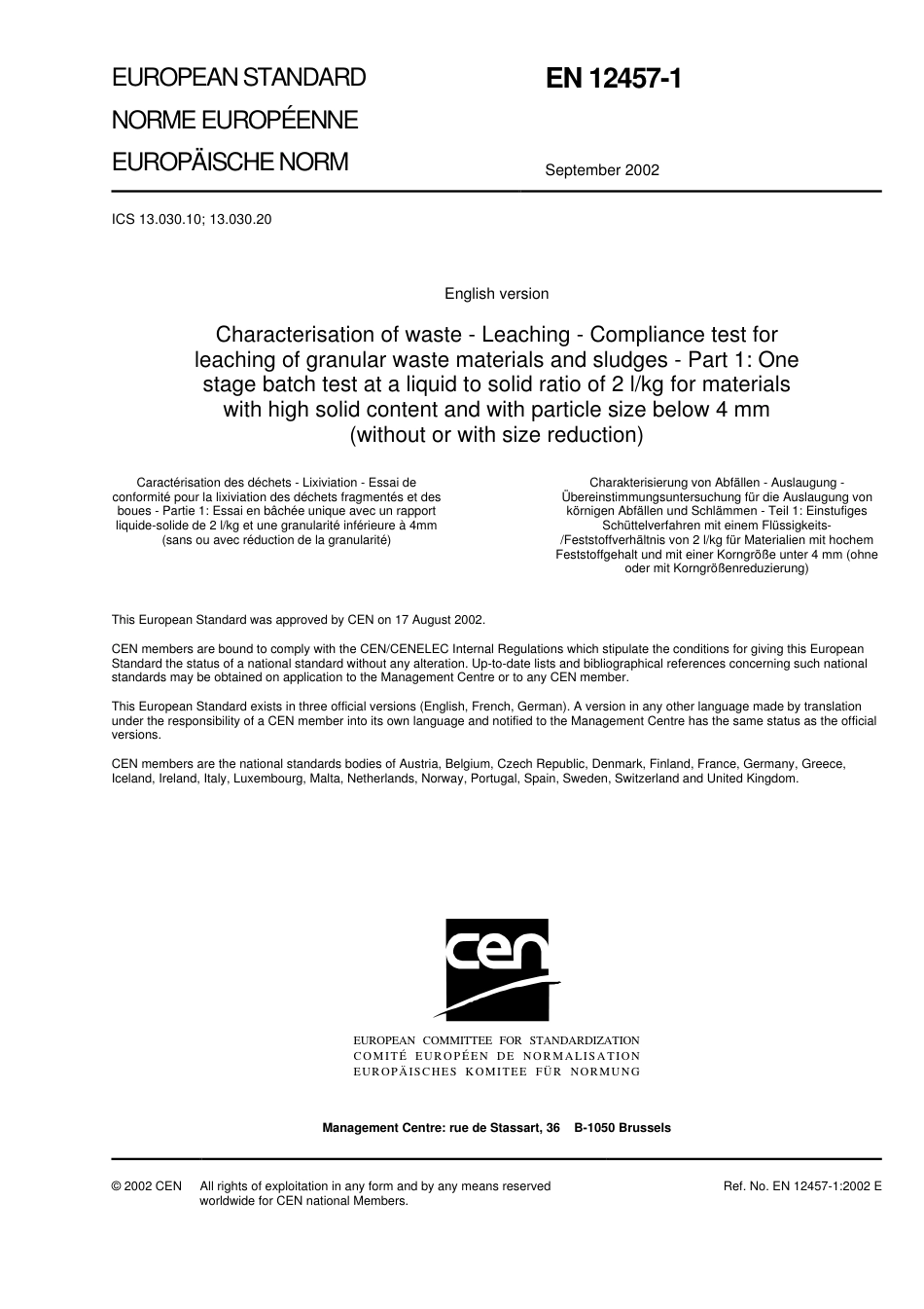 BS EN 12457-1-2002.pdf_第3页