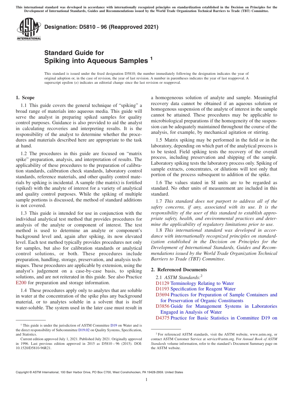 ASTM D5810 - 96 (2021).pdf_第1页