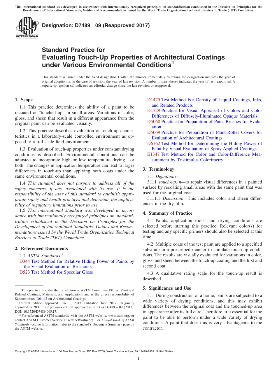 ASTM D7489 - 09 (2017).pdf_第1页