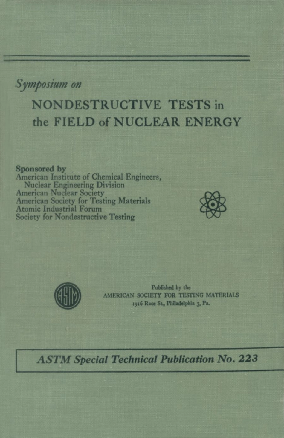 ASTM STP 223-1958.pdf_第1页